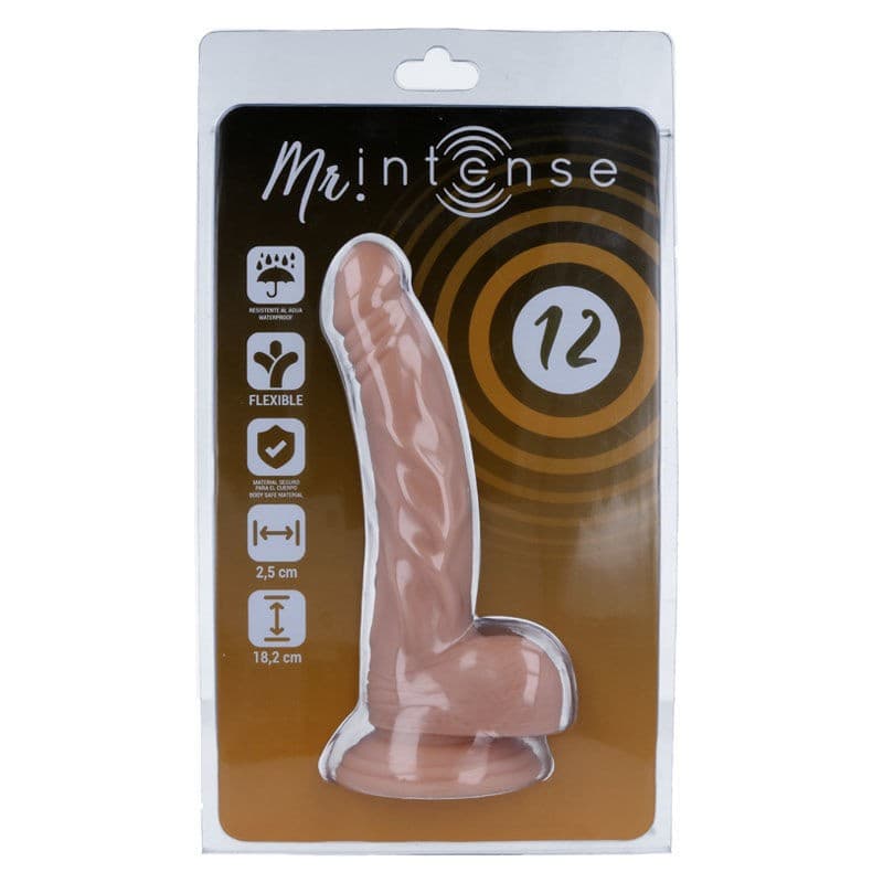 MR INTENSE 12 fallo realistico a ventosa 18,2 cm - 3