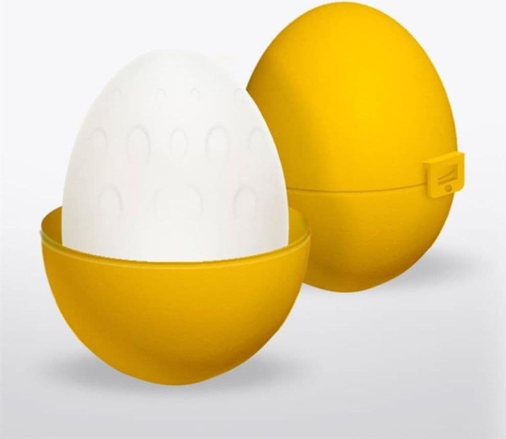 Ovetto masturbatore maschile UP&GO Grovy The Fun Egg - 4