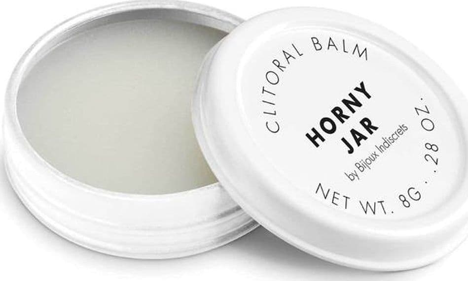 Olio massaggio balsamo donna clitoride Horny Jar Sandalo - 2