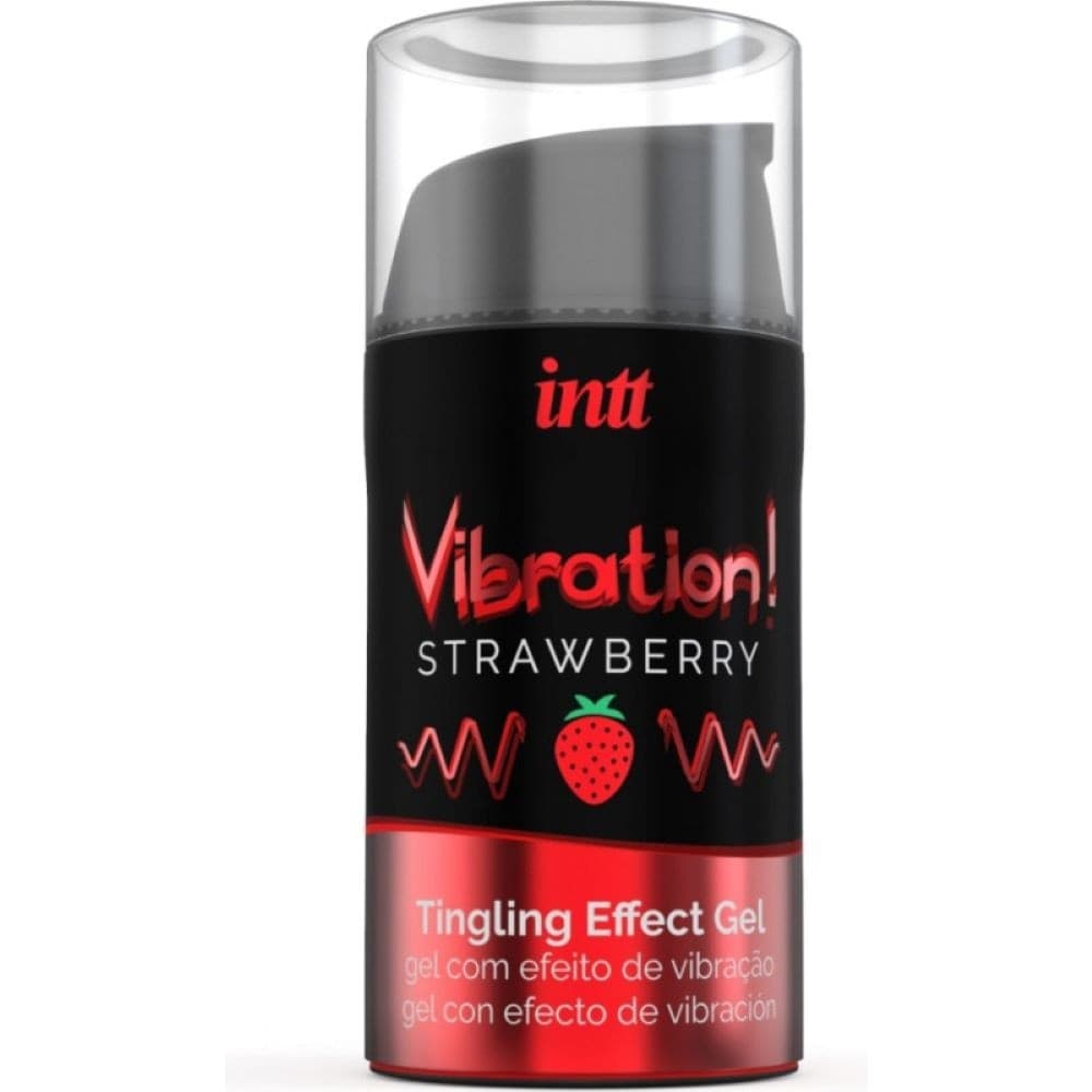 Lubrificante Vibration Strawberry di Intt 15ml - 2