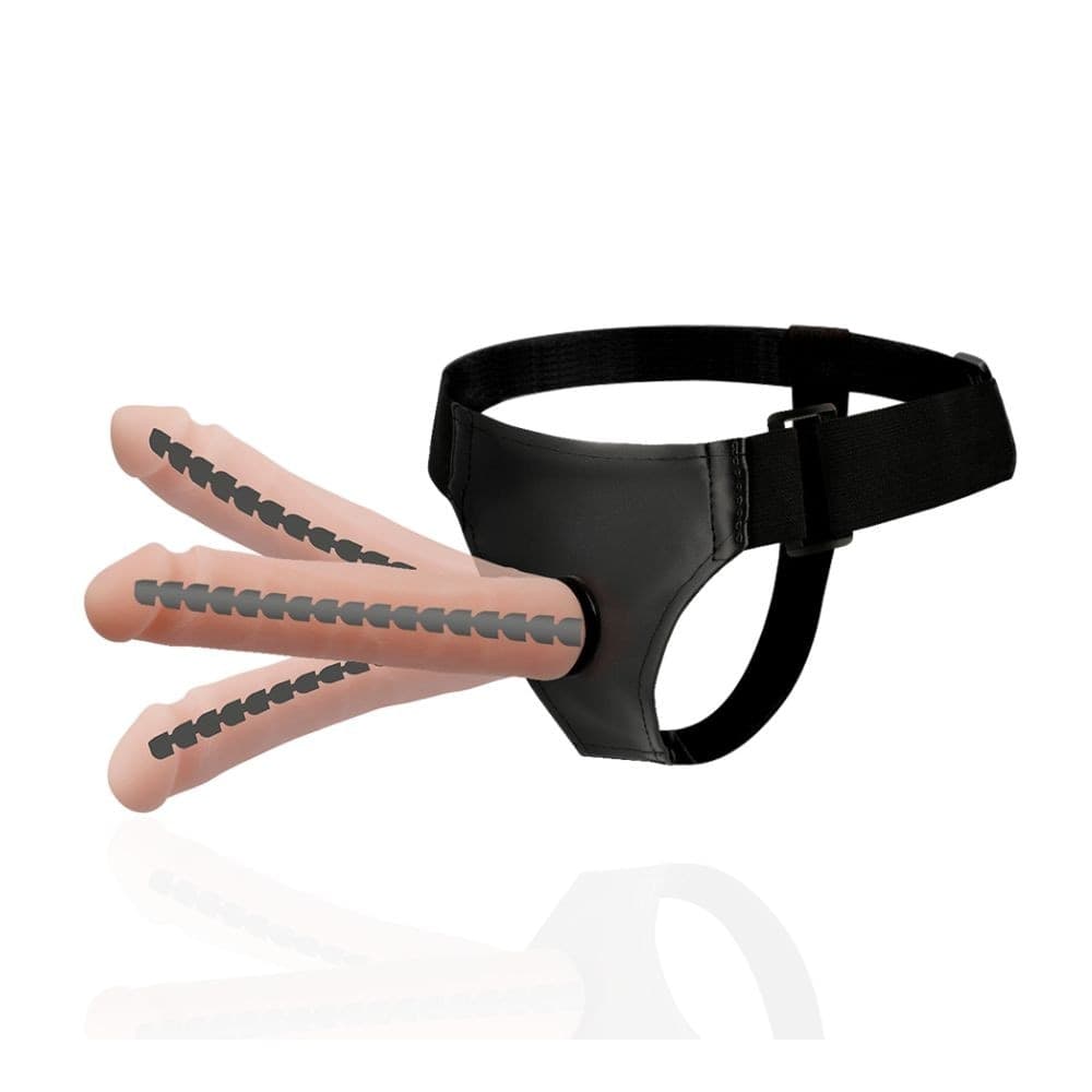 Dildo realistico Strap-on HARNESS ATTRACTION DERICK 22,5cm - 3