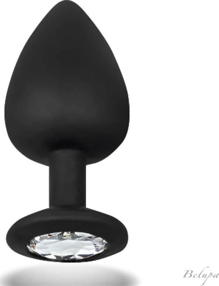 Sparkly Plug Anale in Silicone Taglia S - 2