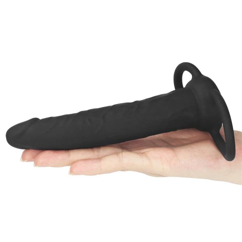 Dildo doppio indossabile Double Strap-On doppia penetrazione 15 cm - 6