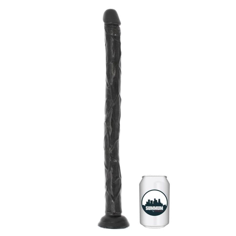 DILDO SUMMUM MORTE NERO LUNGHISSIMO CON VENTOSA 46CM