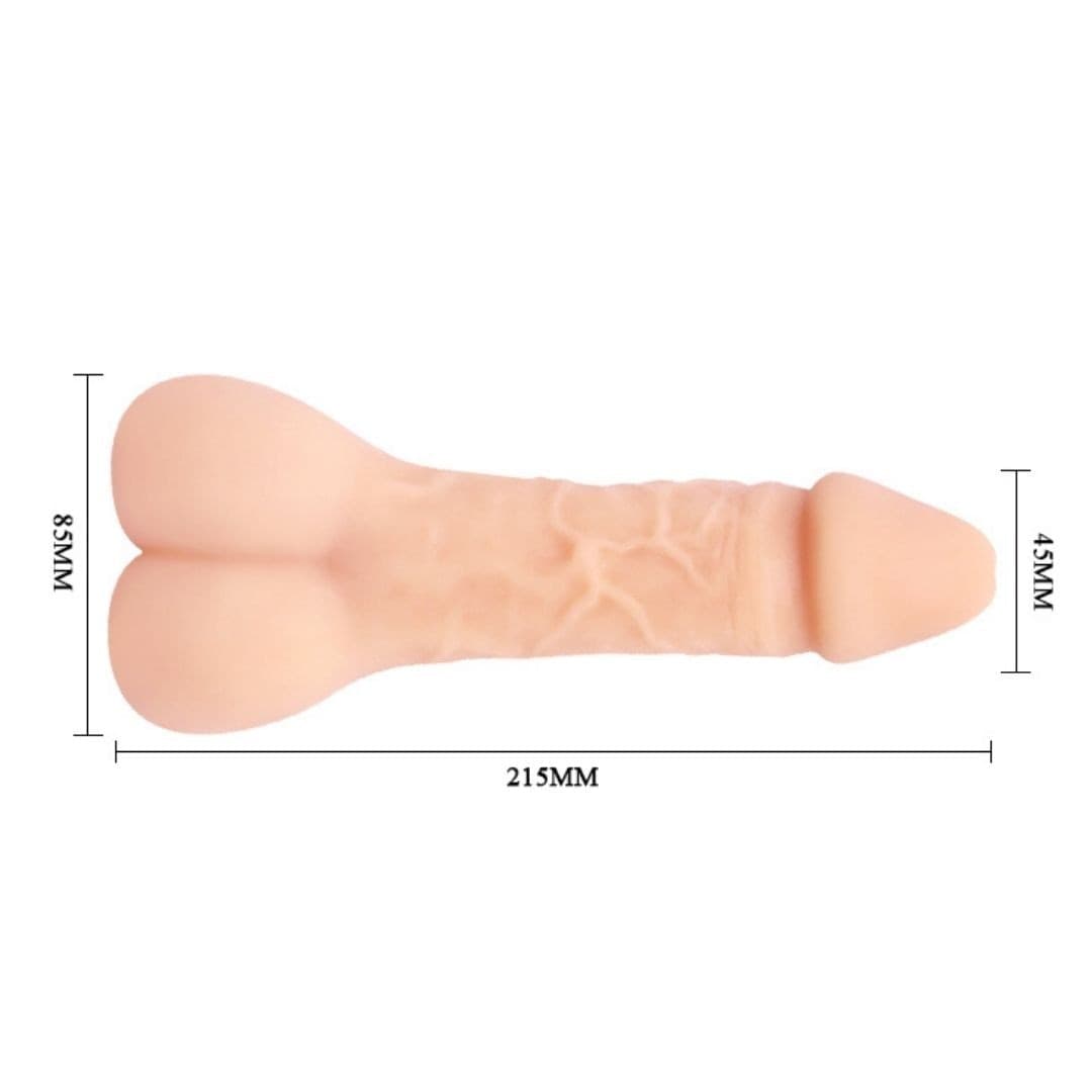 Dildo Masturbatore Ano Realistico Estensore Fallico Pene Bigger Man 21,5cm - 5