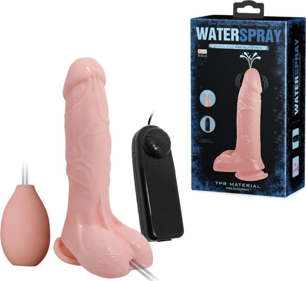 Fallo realistico con vibrazione e funzione di spruzzo, 19,3 cm - 4