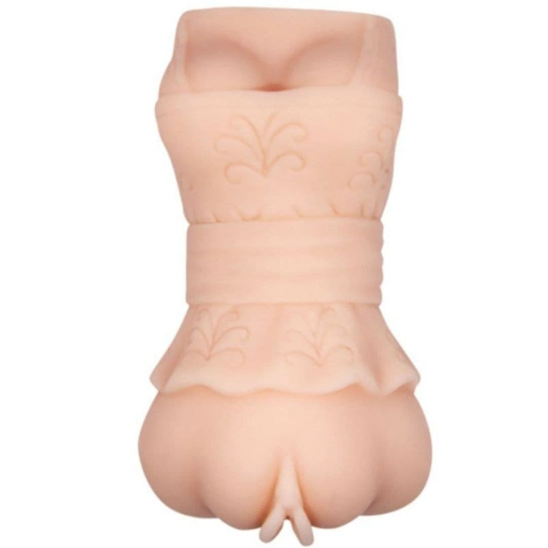 Masturbatore uomo mini vagina realistica e seno Vagina Water Skin Style 2 - 4