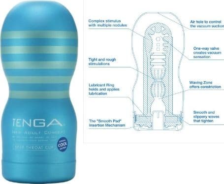 Tenga masturbatore uomo Original Vacuum Cup Cool Edition - 2