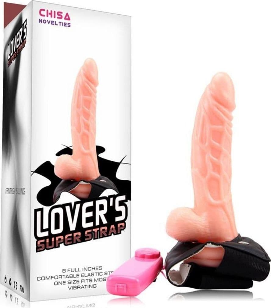 Strap-on dildo realistico con testicoli vibrante Stunt Cock - 4