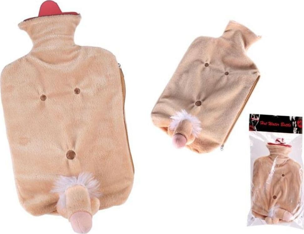 Borsa acqua calda peluche uomo pene gadget sexy - 3