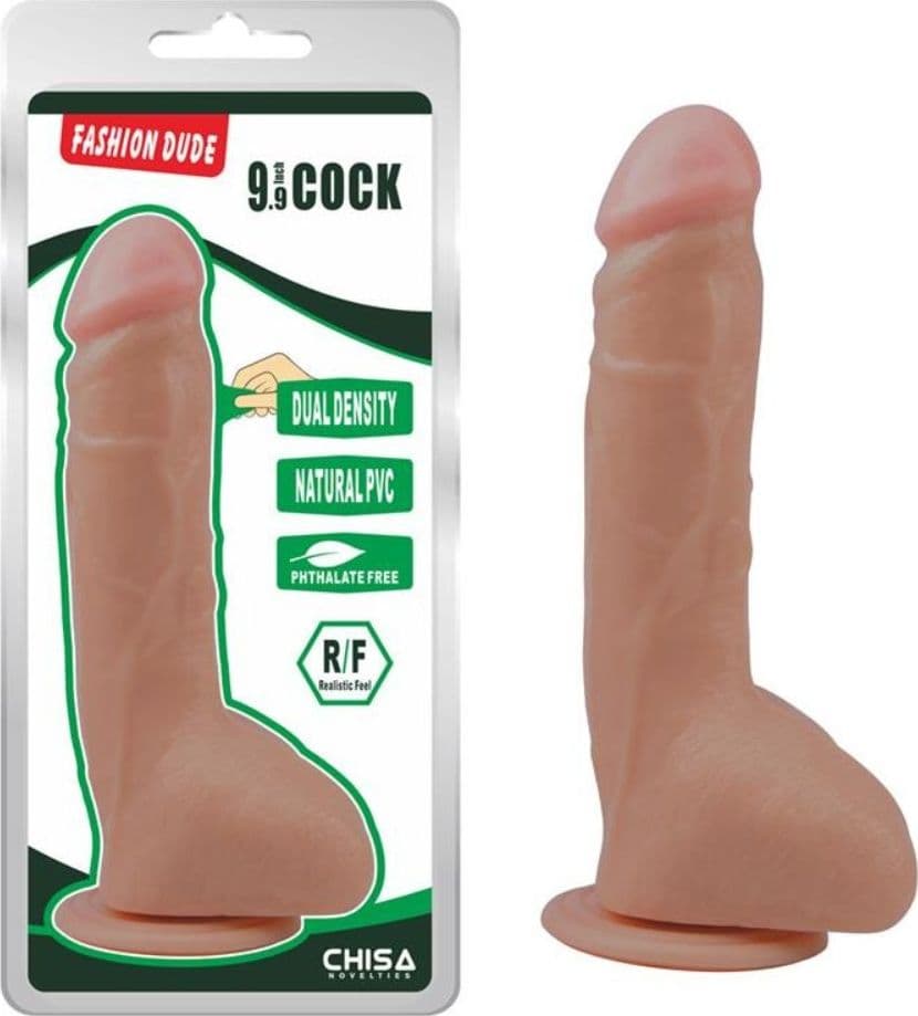 Dildo Realistico Dual Density Fashion Dude 25 cm - 2