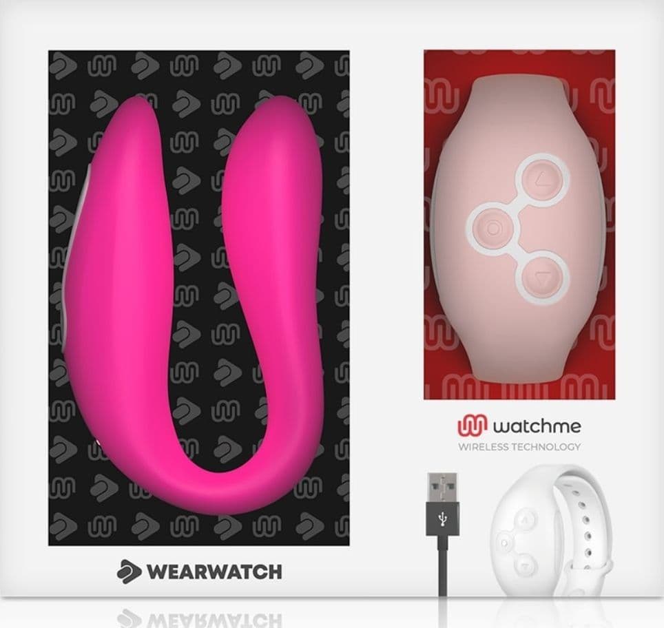 Vibratore di coppia con controllo remoto Watchme Fucsia - 3