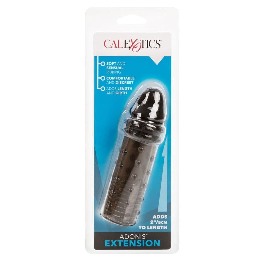 Guaina in Silicone Nero Calex Adonis Extension - 3