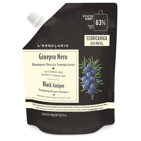 Ecoricarica Shampoo Doccia Energizzante Ginepro Nero - 2
