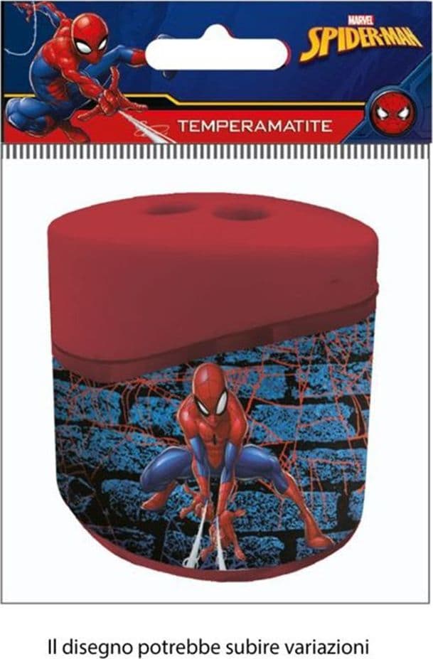TEMPERAMATITE OVALE A 2 FORI CON SERBATOIO SPIDERMAN CANCELLERIA SCUOLA BAMBINI 960481 - 2
