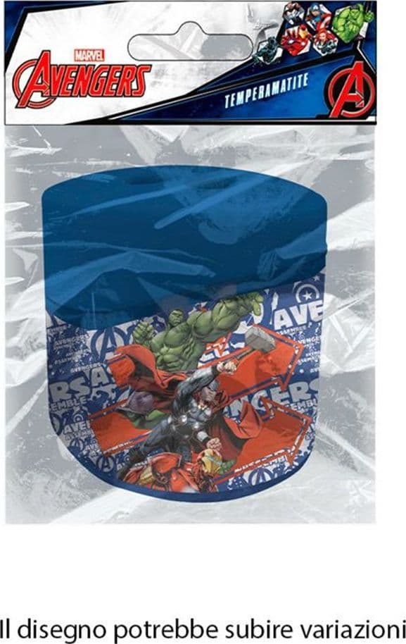 TEMPERAMATITE OVALE A 2 FORI CON SERBATOIO AVENGERS CANCELLERIA SCUOLA BAMBINI 960429 - 2