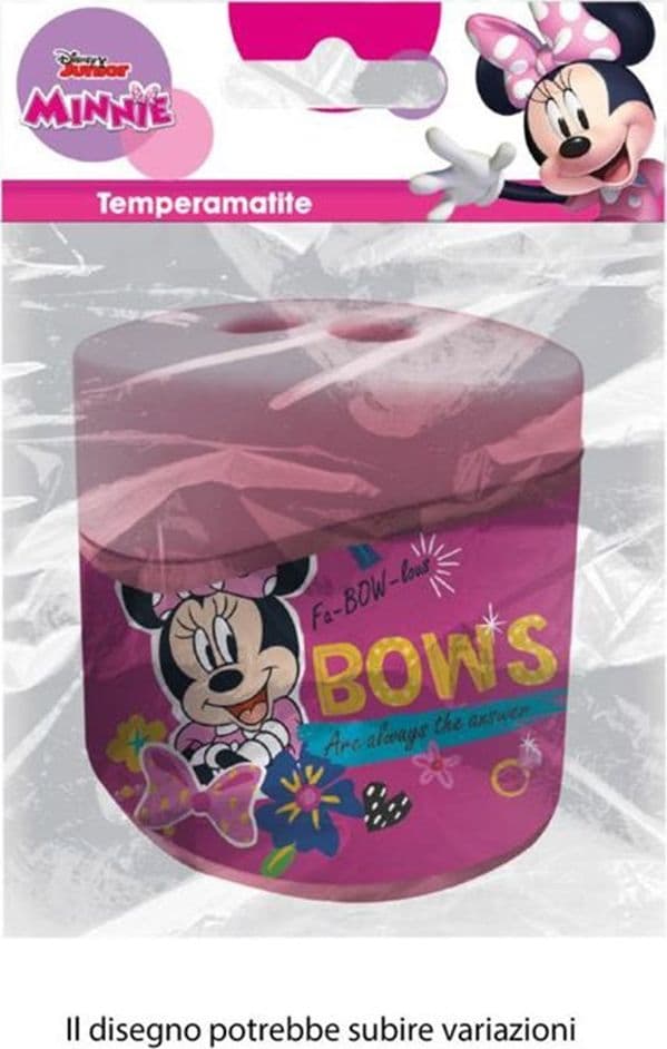 TEMPERAMATITE OVALE A 2 FORI CON SERBATOIO MINNIE CANCELLERIA SCUOLA BAMBINE 960467 - 2