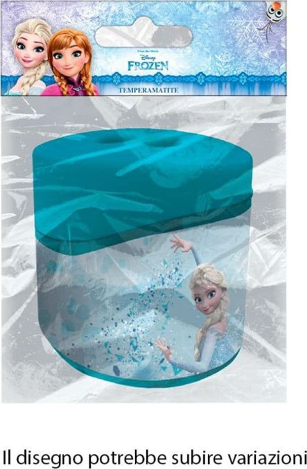TEMPERAMATITE OVALE A 2 FORI CON SERBATOIO FROZEN CANCELLERIA SCUOLA BAMBINE 960443 - 2
