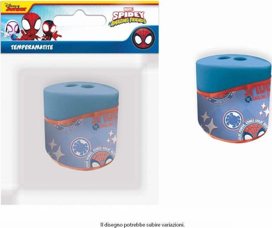 TEMPERAMATITE OVALE A 2 FORI CON SERBATOIO SPIDEY CANCELLERIA SCUOLA BAMBINI 960498 - 2
