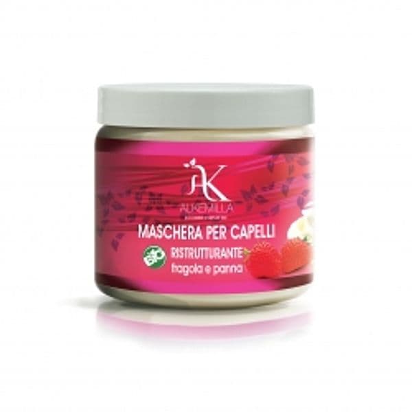 MASCHERA CAPELLI RISTRUTTURANTE PANNA E FRAGOLA - ALKEMILLA - 2