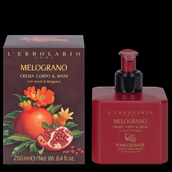 crema corpo &amp; mani 250ml melograno l'Erbolario - 2