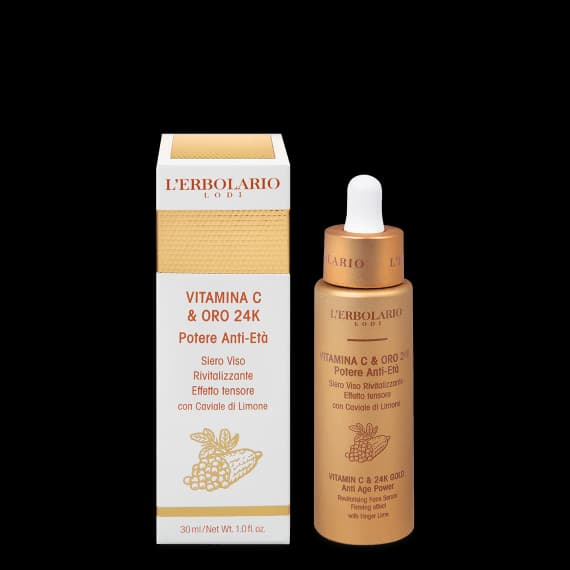 Siero Viso Vitamina C &amp; Oro 24K L'Erbolario - 2