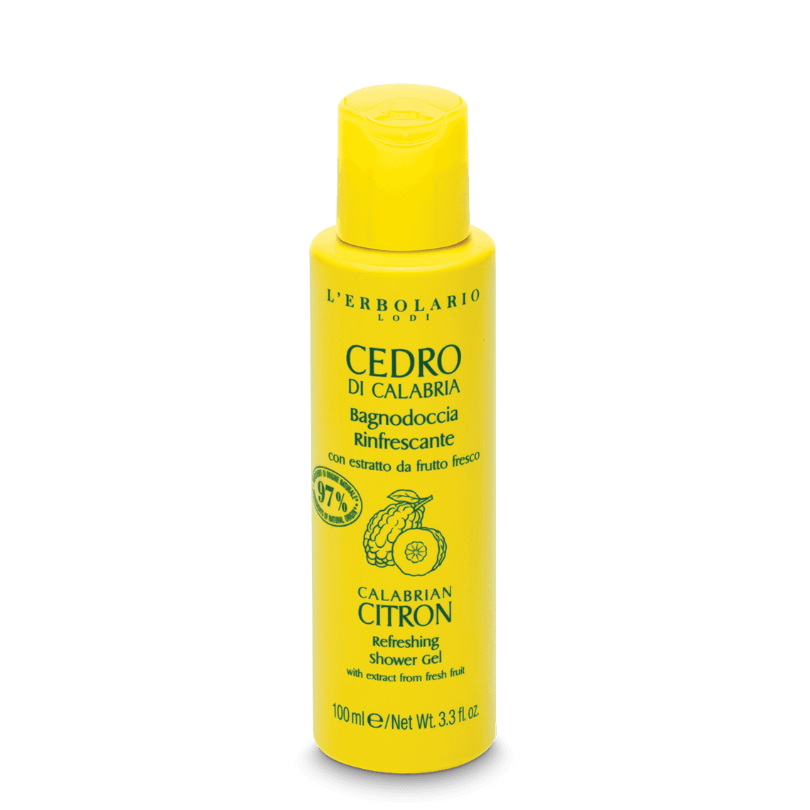 Bagnodoccia Rinfrescante Cedro di Calabria 100ml - 2
