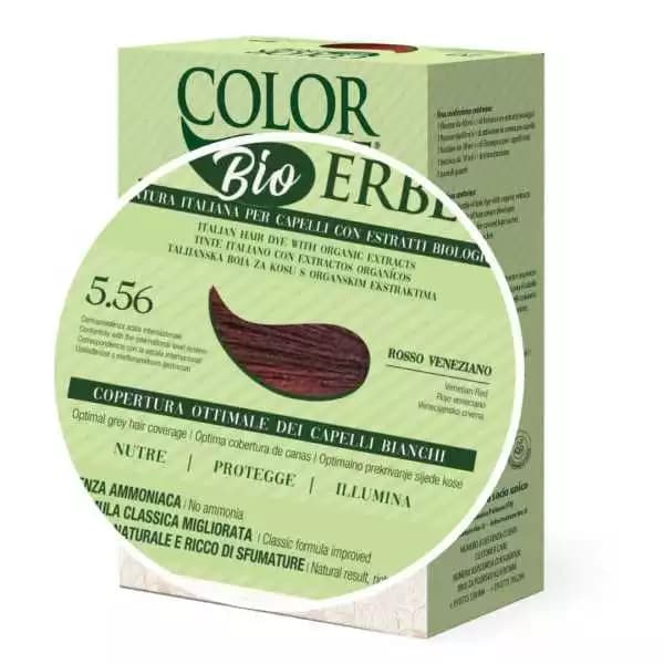 Tintura COLOR ERBE Bio Rosso Veneziano (5.56) - 2