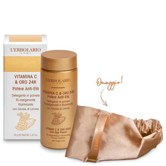 Detergente Viso in Polvere Vitamina C &amp; Oro 24K - 2