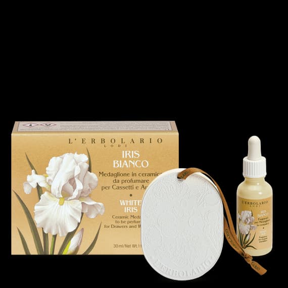 Medaglione per Cassetti e Armadi Iris Bianco - 2