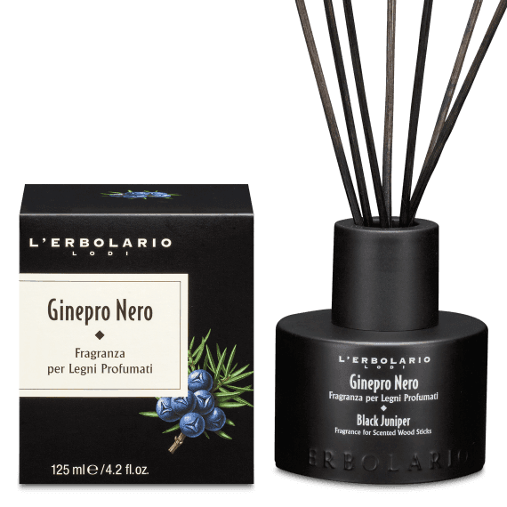 Fragranza per Legni Profumati con Bastoncini Ginepro Nero 125 ML - 2
