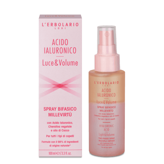 Spray Bifasico MilleVirtù Acido Ialuronico Luce&amp;Volume 100ml - 2