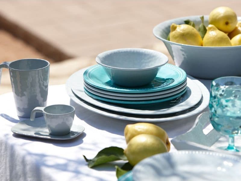 PIATTI DESSERT SERIE HARMONY ACQUA - 2