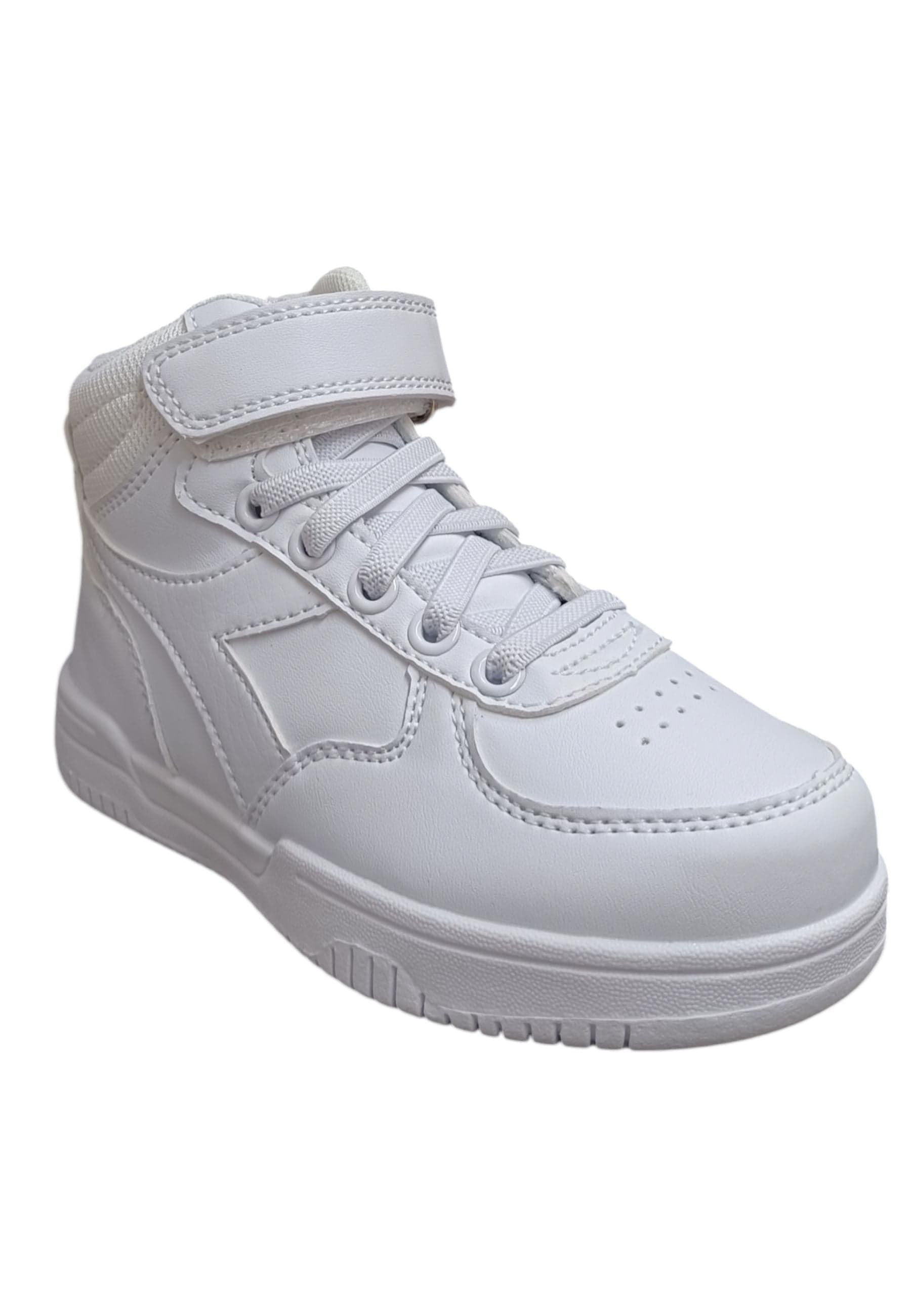 Scarpe sneakers Bambini e ragazzi Diadora RAPTOR  bianco laccio elastico e velcro in Ballerine Scarpetteria Gica - Trani, commercioVirtuoso.it