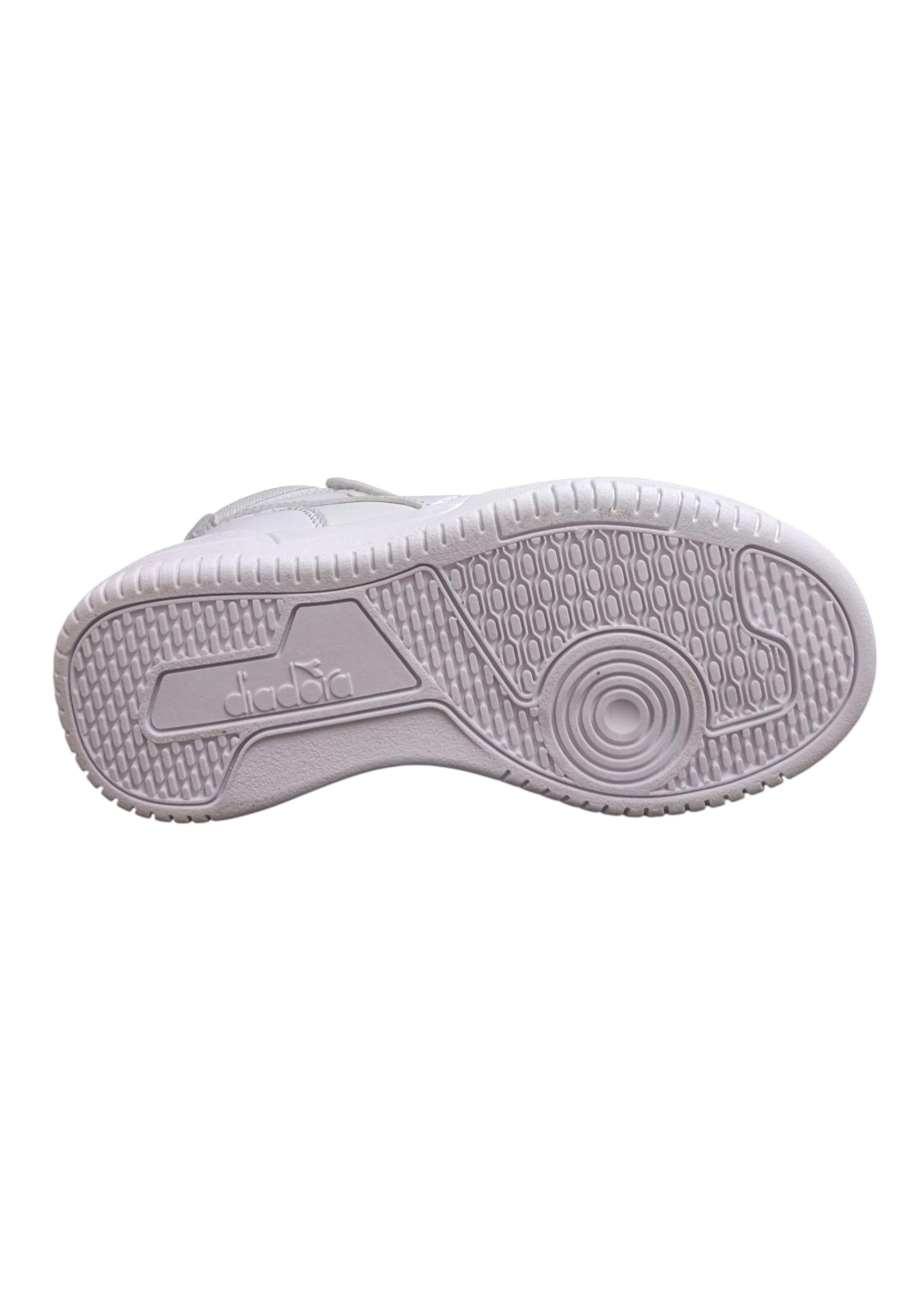 Scarpe sneakers Bambini e ragazzi Diadora RAPTOR  bianco laccio elastico e velcro - 5