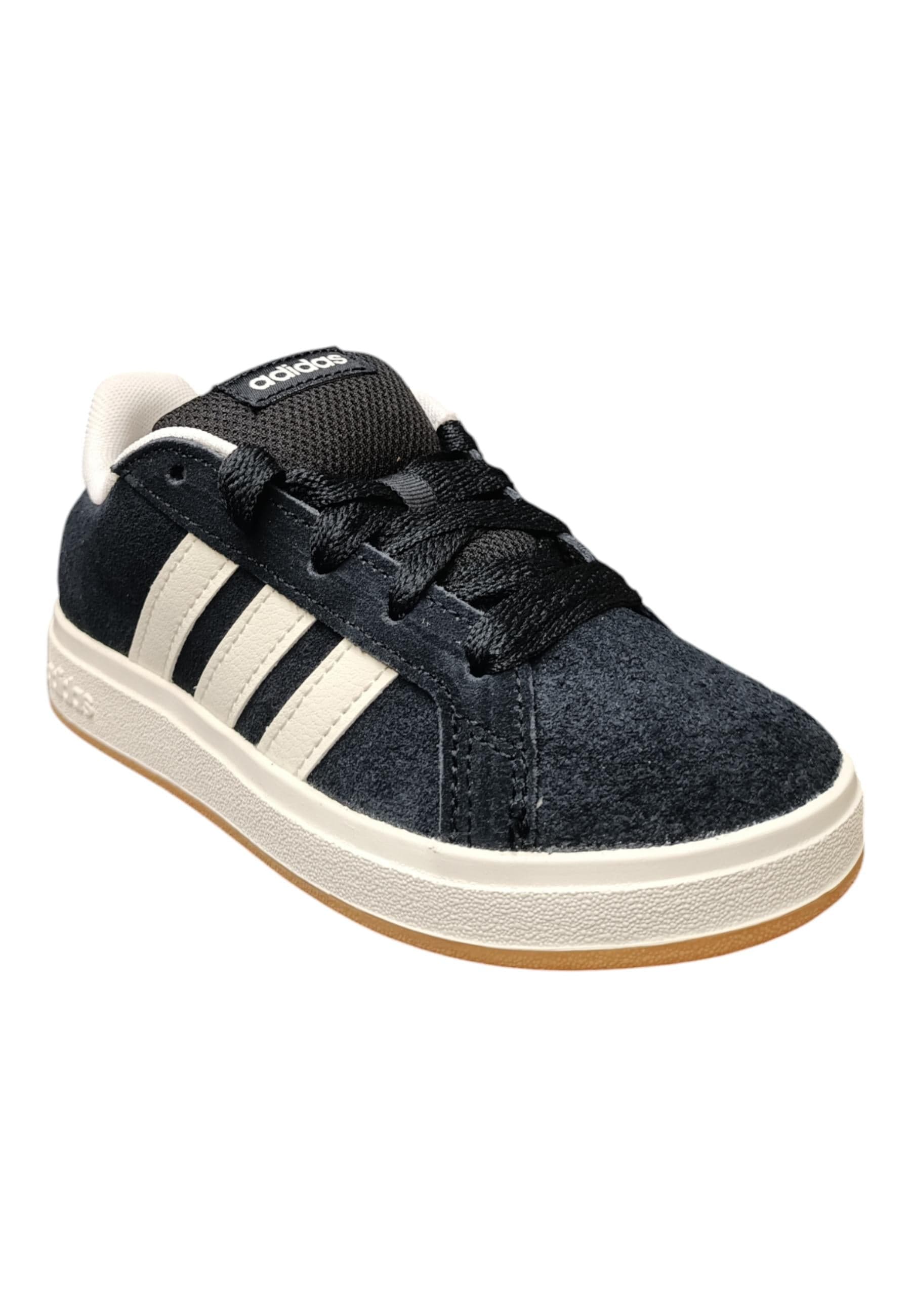 sarpe sneakers Bambini e ragazzi adidas GRAND COURT  nero-bianco laccio in Sneaker casual Scarpetteria Gica - Trani, commercioVirtuoso.it