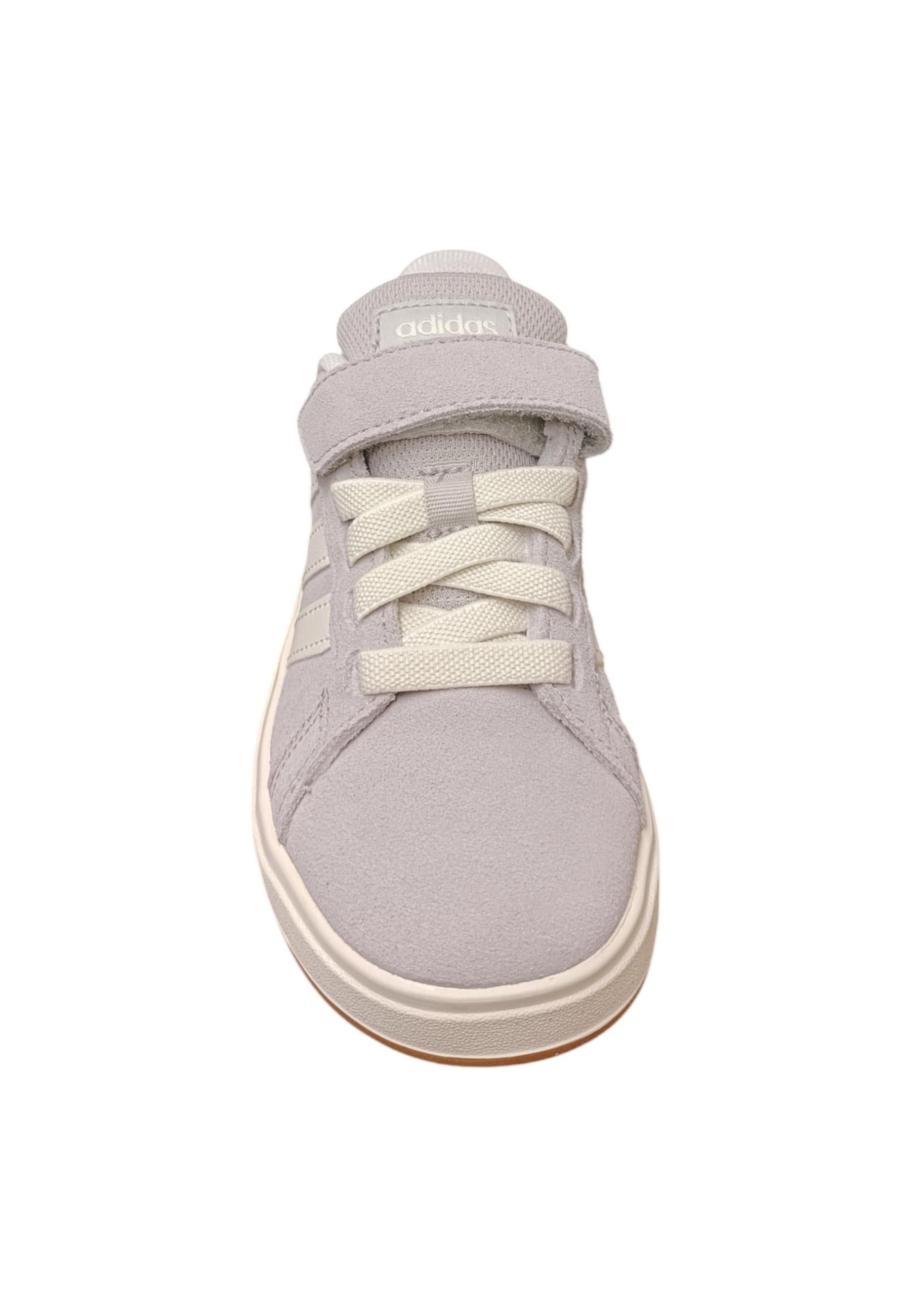 sarpe sneakers Bambini e ragazzi adidas GRAND COURT  grigio-bianco velcro in Sneaker casual Scarpetteria Gica - Trani, commercioVirtuoso.it