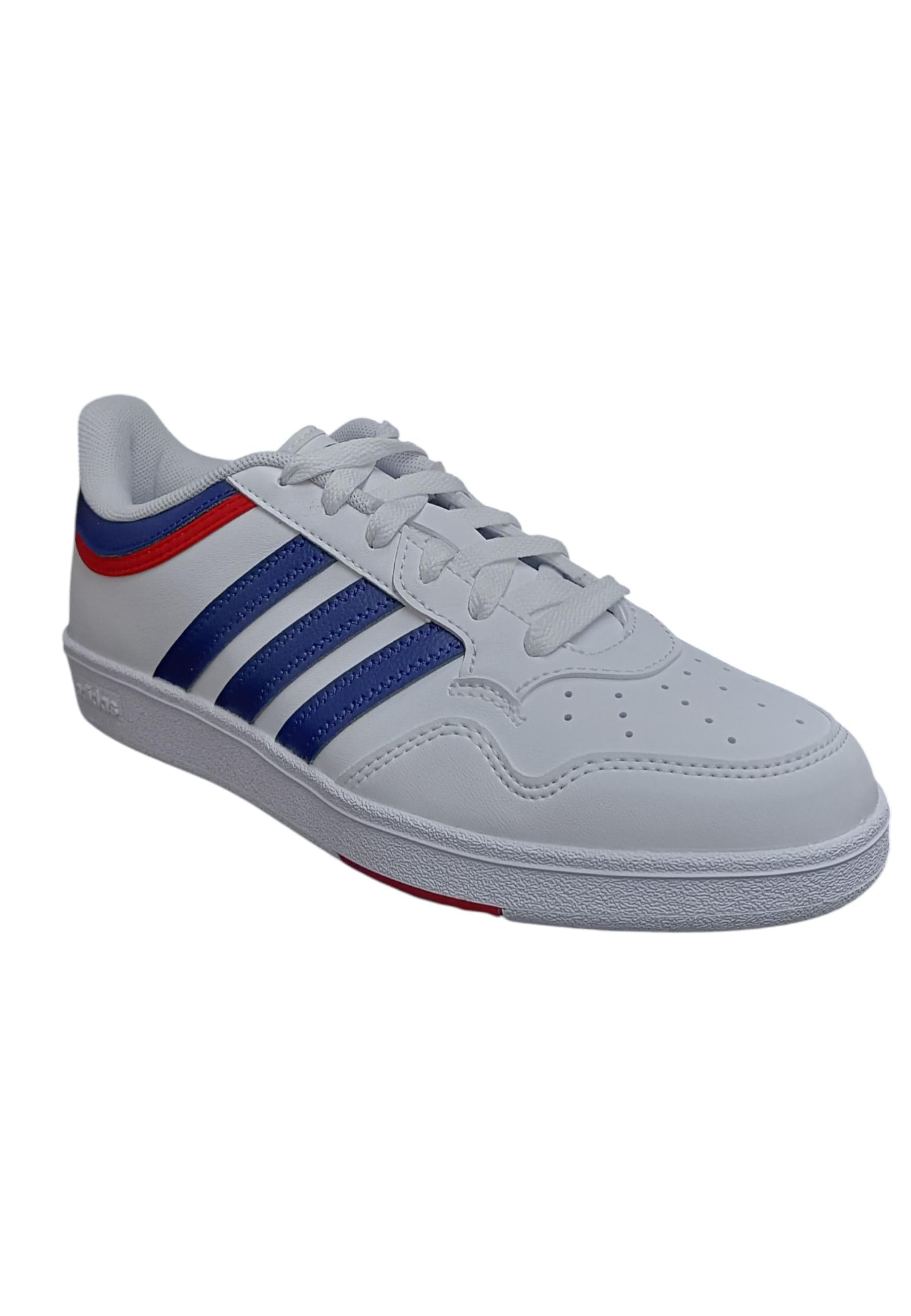 sarpe sneakers Bambini e ragazzi adidas hoops  bianco-blue-rosso laccio in Sneaker casual Scarpetteria Gica - Trani, commercioVirtuoso.it