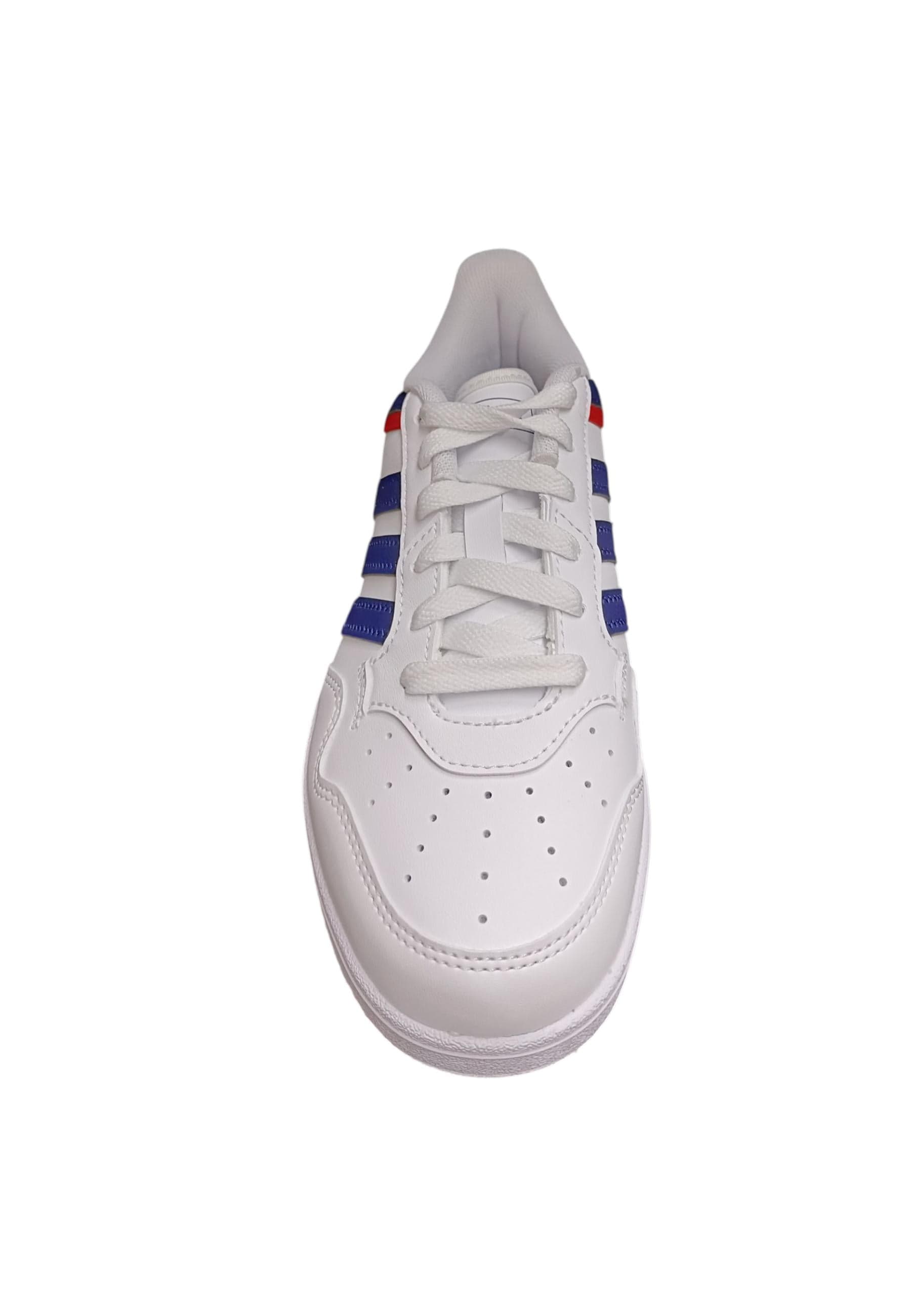 sarpe sneakers Bambini e ragazzi adidas hoops  bianco-blue-rosso laccio in Sneaker casual Scarpetteria Gica - Trani, commercioVirtuoso.it