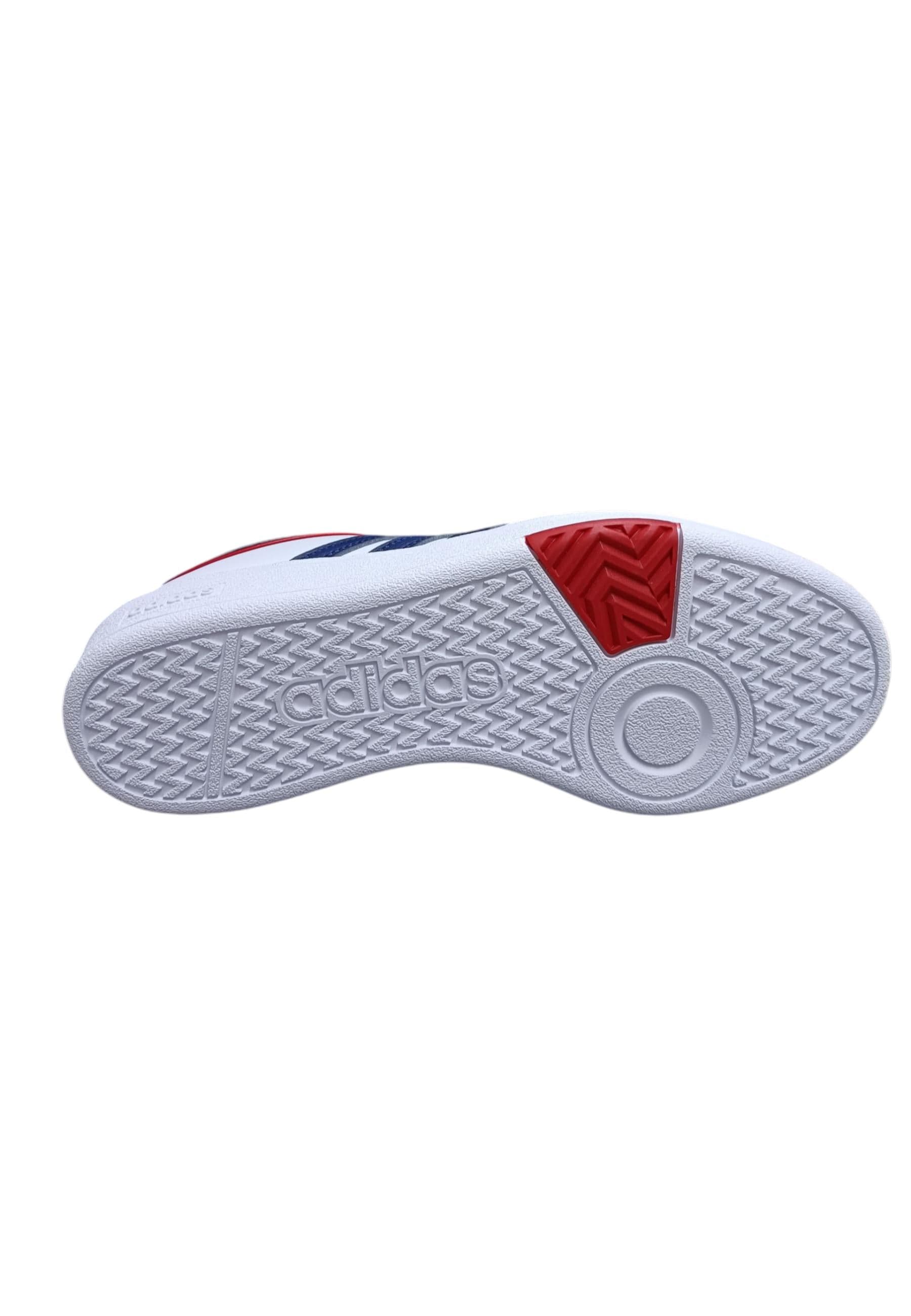 sarpe sneakers Bambini e ragazzi adidas hoops  bianco-blue-rosso laccio in Sneaker casual Scarpetteria Gica - Trani, commercioVirtuoso.it