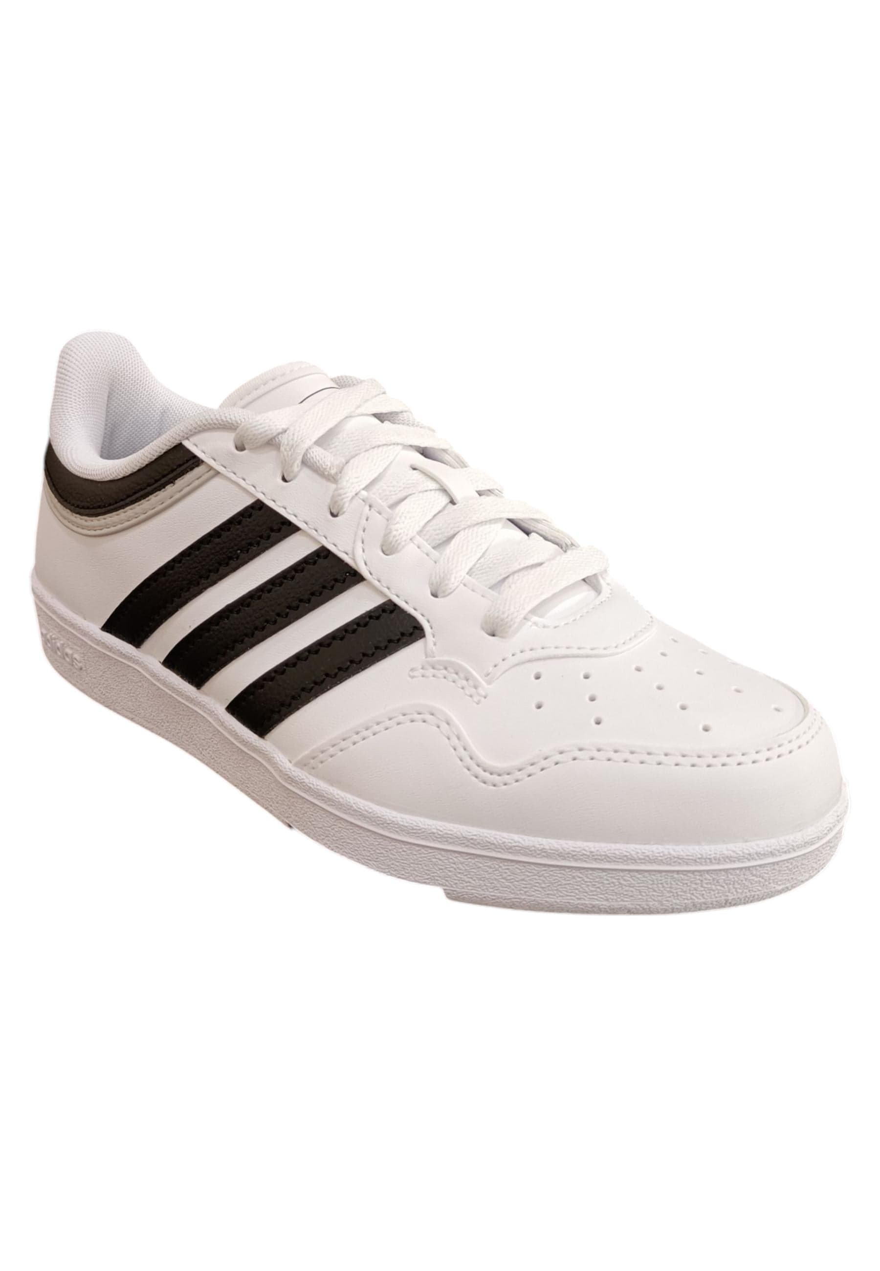 sarpe sneakers Bambini e ragazzi adidas hoops  bianco-nero laccio in Sneaker casual Scarpetteria Gica - Trani, commercioVirtuoso.it
