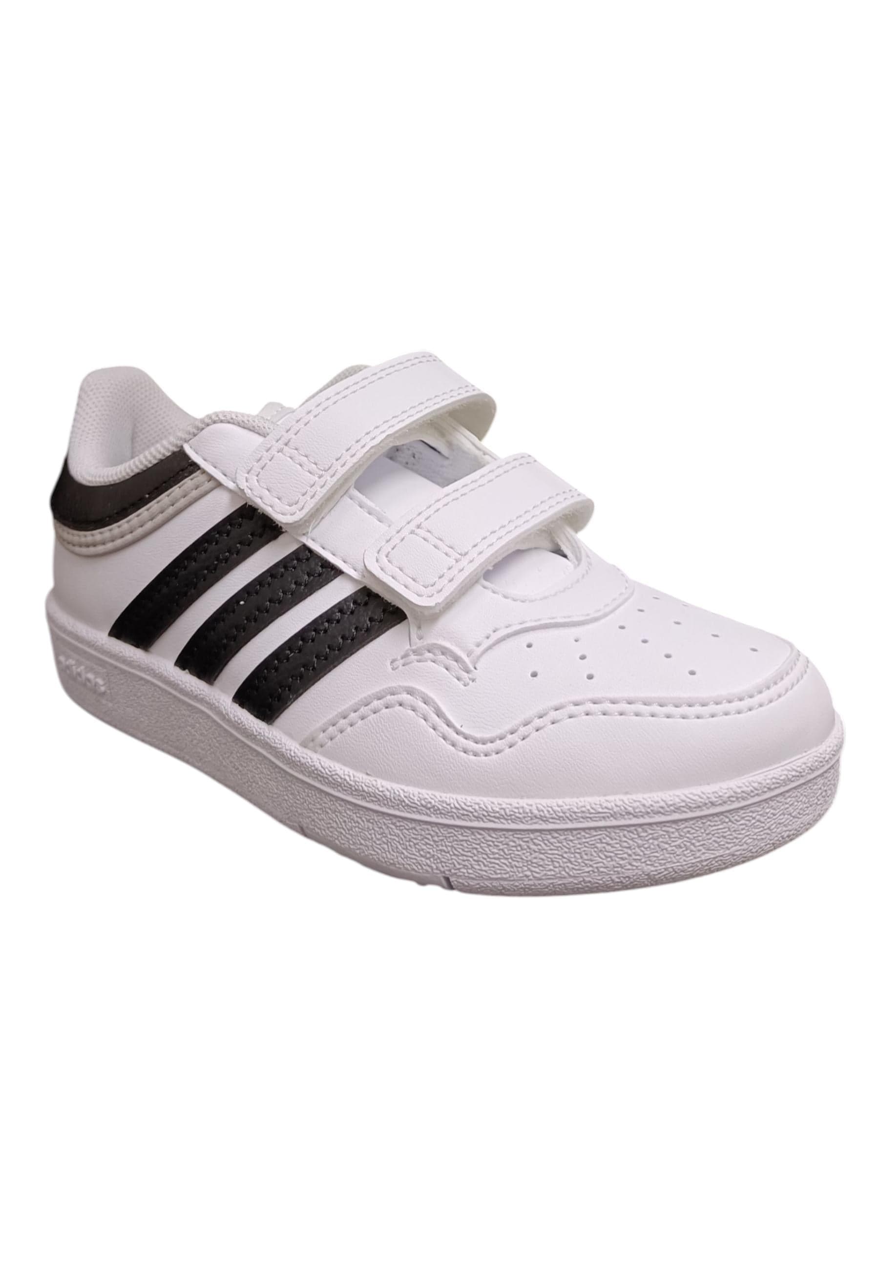 sarpe sneakers Bambini e ragazzi adidas hoops  bianco-nero velcro in Sneaker casual Scarpetteria Gica - Trani, commercioVirtuoso.it