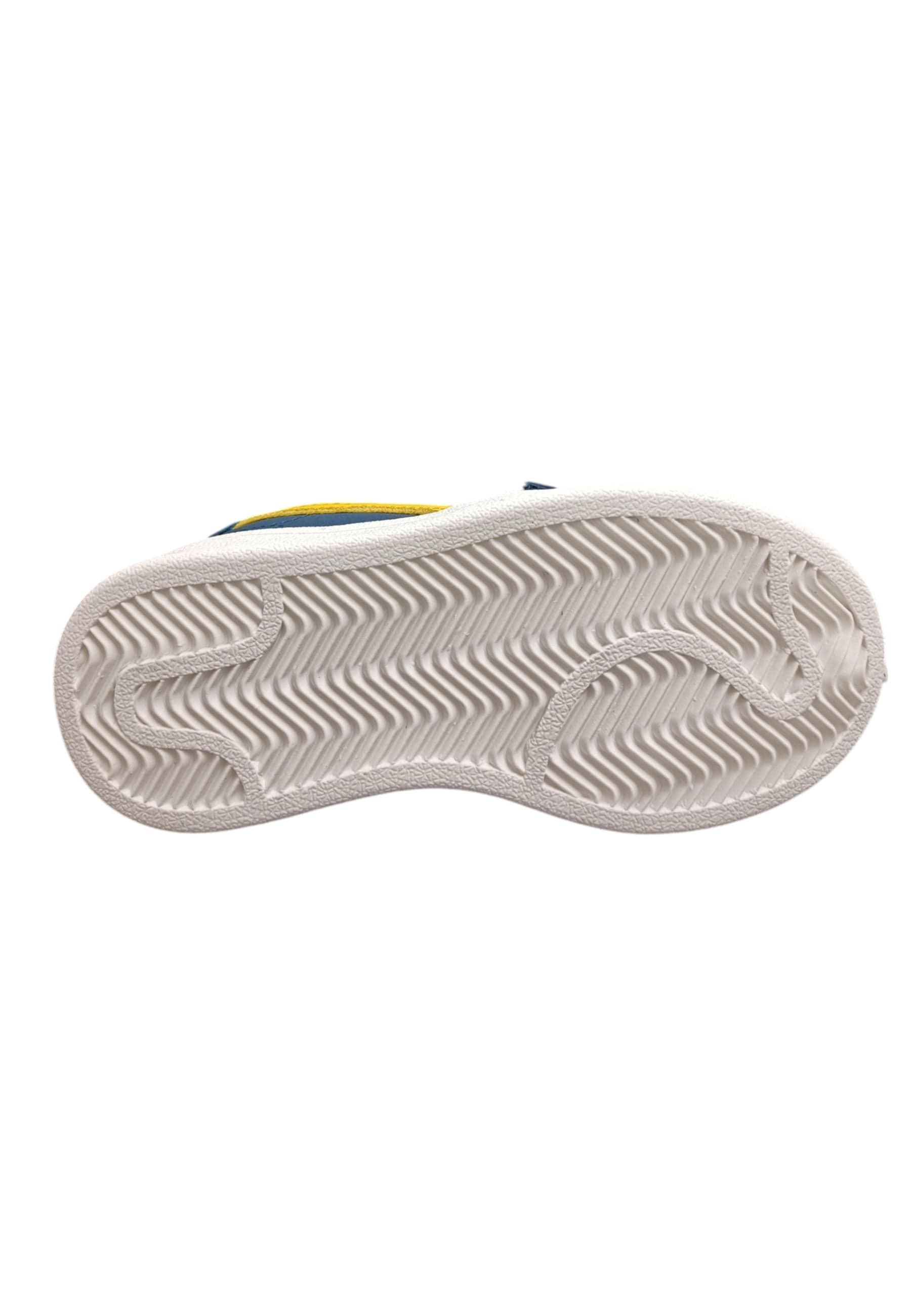 Scarpe sneakers Bambini e ragazzi Diadora bonny  blue-giallo velcro - 5