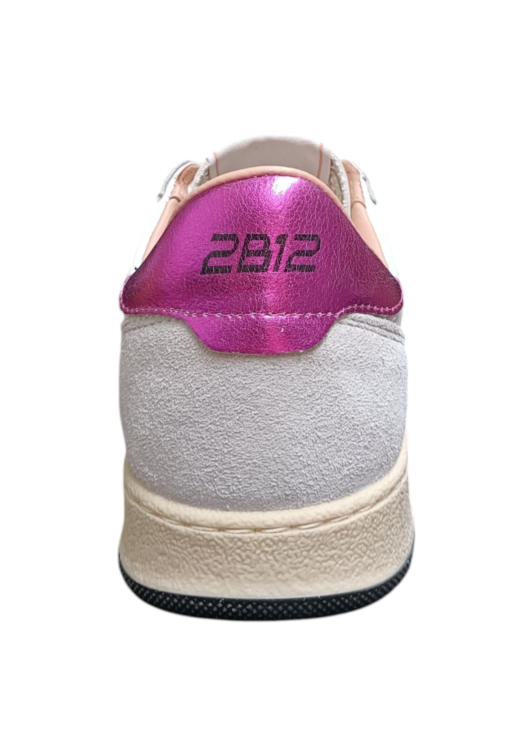 Scarpe sneakers Bambine e ragazze 2B12 JRPLAY bianco-grigio-fuxja laccio in Ballerine Scarpetteria Gica - Trani, commercioVirtuoso.it