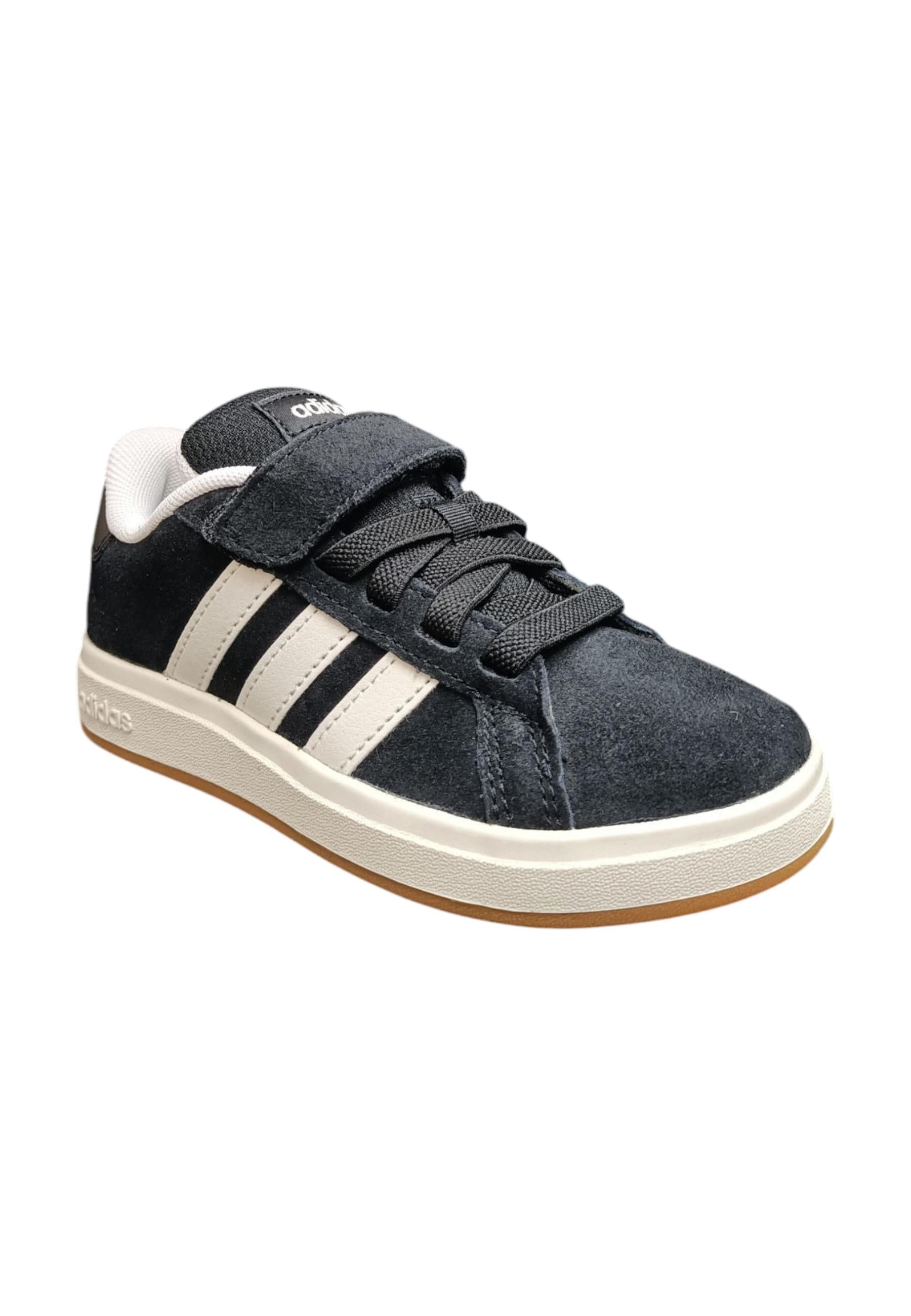 sarpe sneakers Bambini e ragazzi adidas GRAND COURT nero-bianco velcro in Sneaker casual Scarpetteria Gica - Trani, commercioVirtuoso.it