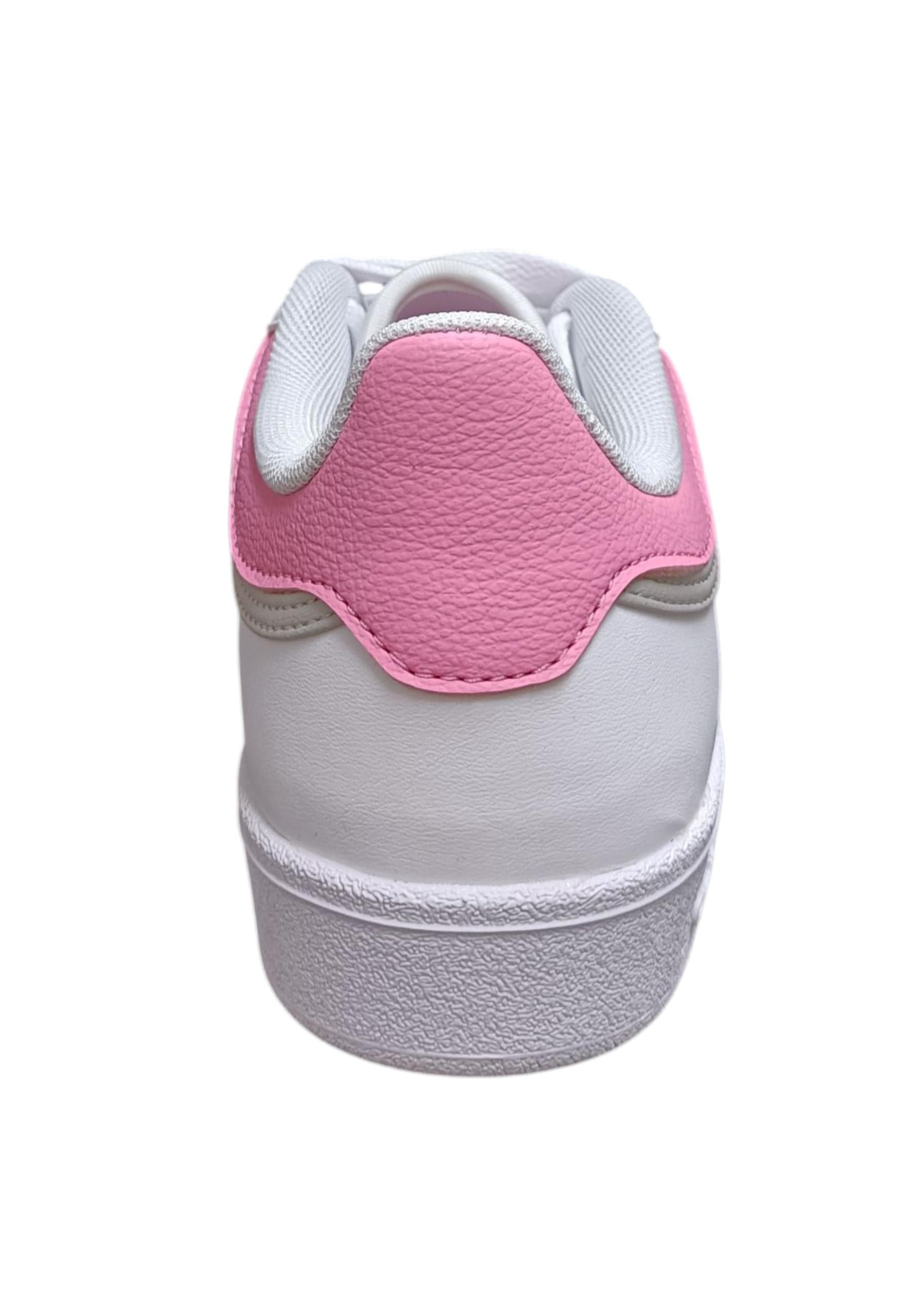 sarpe sneakers Bambine e ragazze adidas hoops  bianco-rosa laccio in Sneaker casual Scarpetteria Gica - Trani, commercioVirtuoso.it