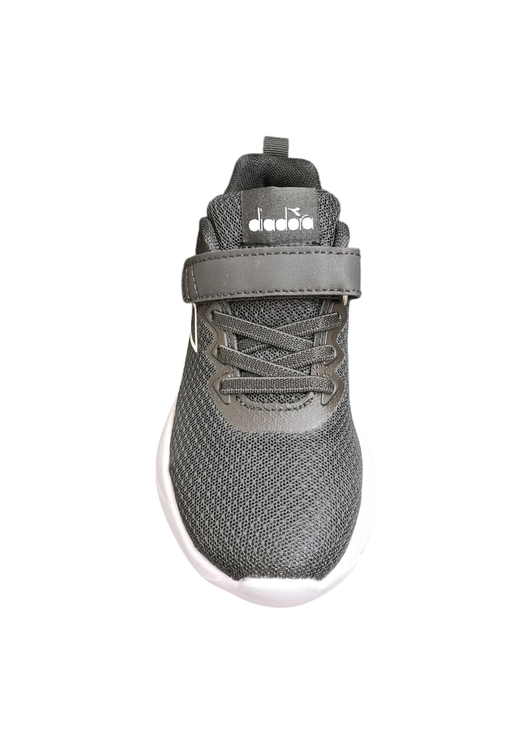 Scarpe sneakers Bambini e ragazzi Diadora evo run  nero-bianco laccio elastico e velcro in Ballerine Scarpetteria Gica - Trani, commercioVirtuoso.it
