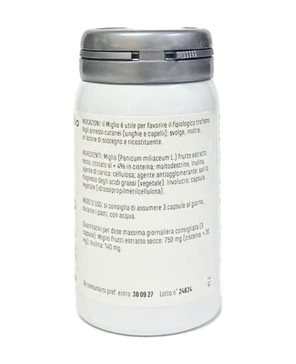Miglio 60 capsule da 500mg ricostituente Unghie e Capelli - 2