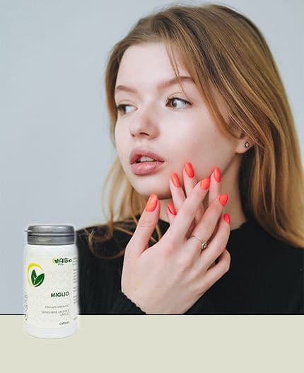Miglio 60 capsule da 500mg ricostituente Unghie e Capelli - 4