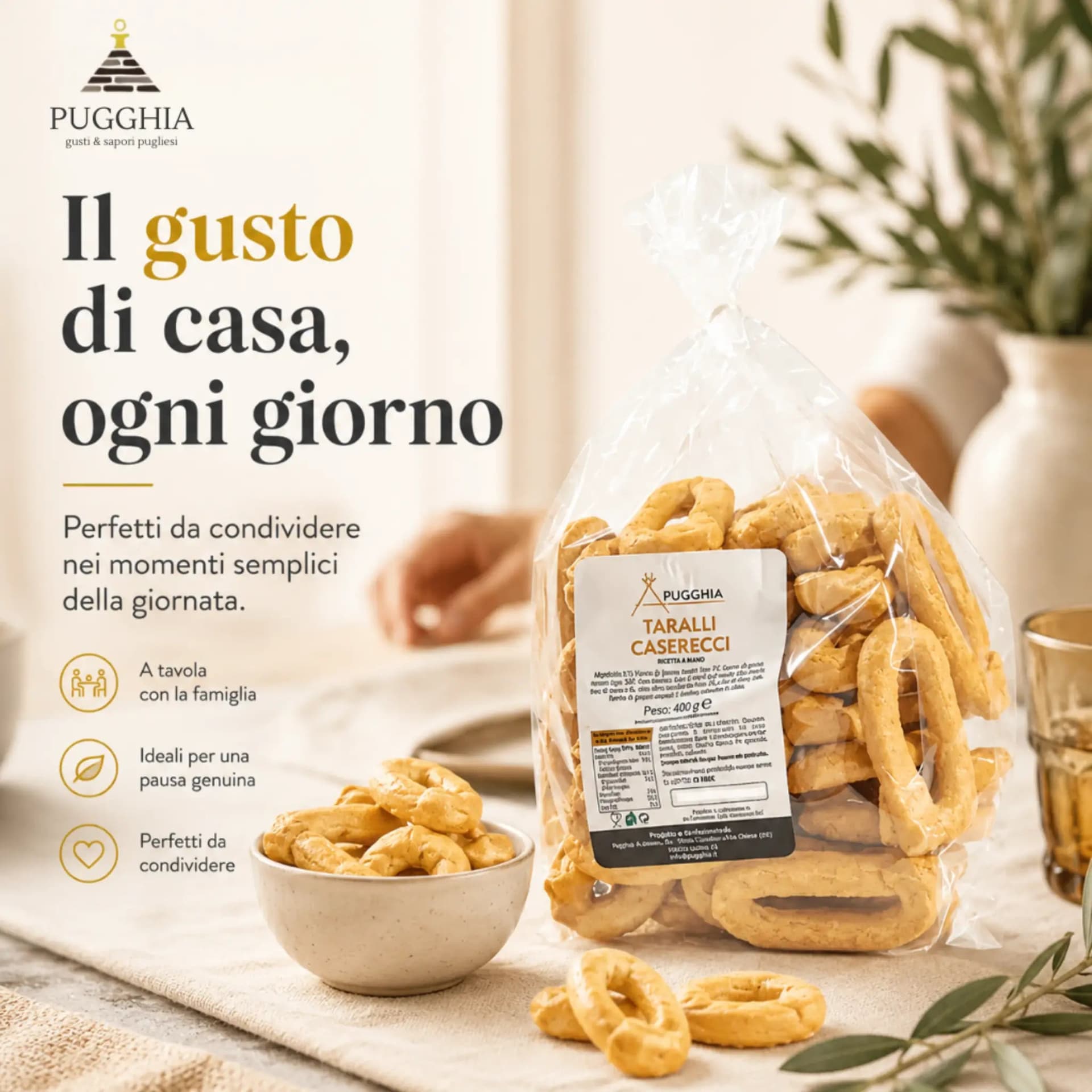 Taralli Caserecci Pugliesi da 400 g. - 3